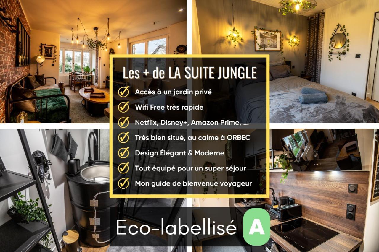 Suite Indus - Jardin, Netflix Et Parking - Le Manoir Aux Pommes Orbec Exterior photo